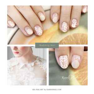 Karen's wedding nail。婚禮指甲/新娘指甲。特輯。